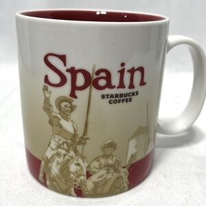 STARBUCKS 2013 Coffee Collector Series Global Icon Red SPAIN Mug